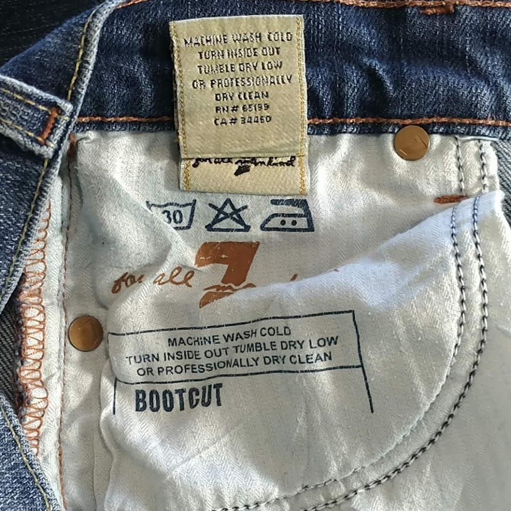 7 For All Mankind Bootcut Rhinestone Pocke… - Picture 5 of 8